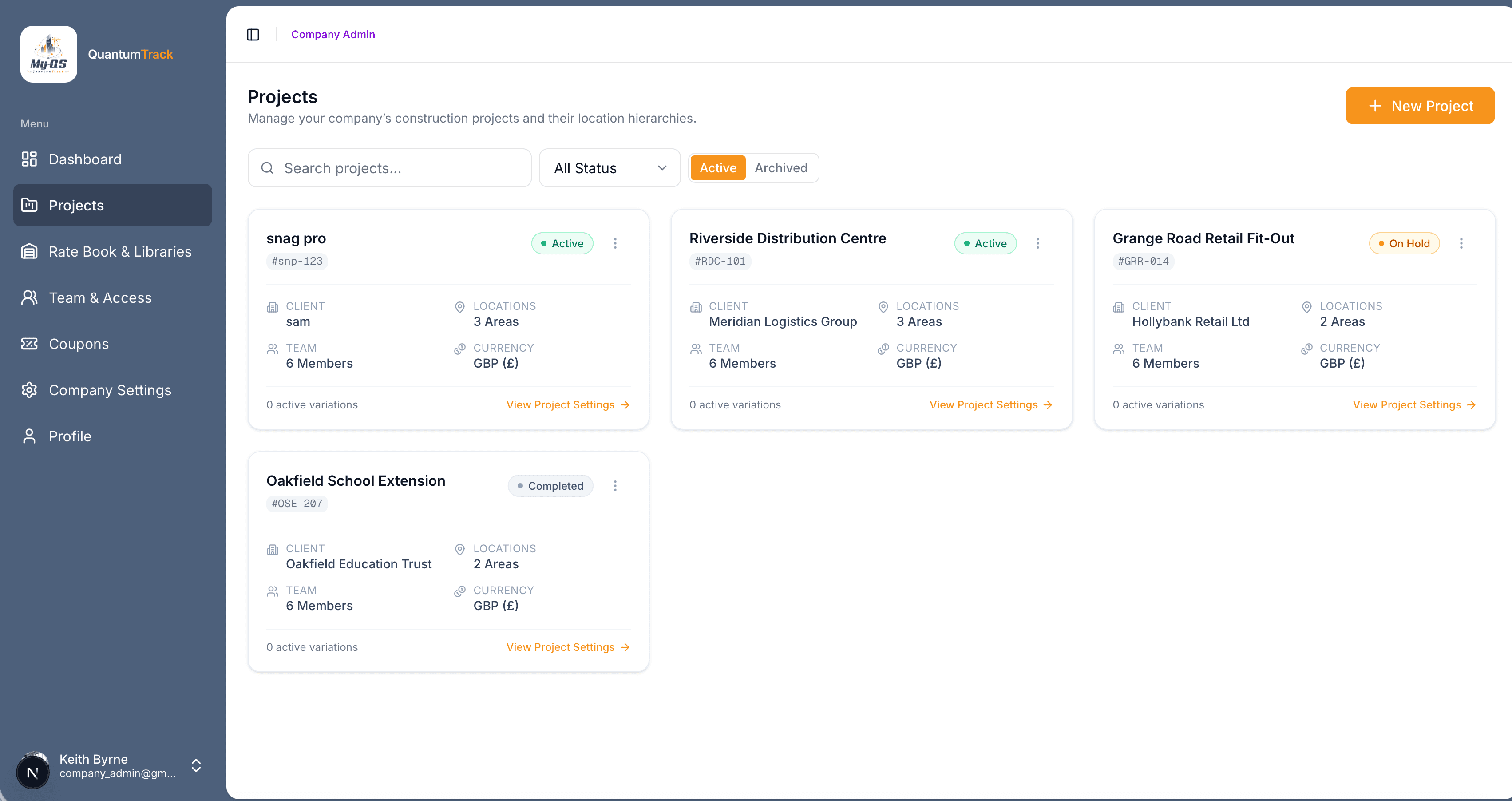 Quantum Pro: Projects